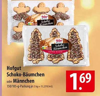 Hofgut Schoko-Bäumchen oder Männchen