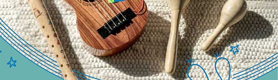 Holz-Musikinstrumente Set für Kinder