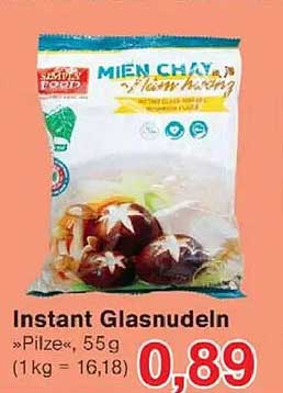 Instant Glasnudeln »Pilze«, 55g