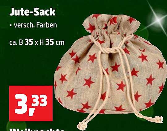 Jute-Sack - verschiedenen Farben