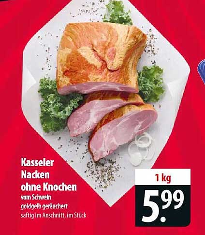 Kasseler Nacken ohne Knochen vom Schwäbischen