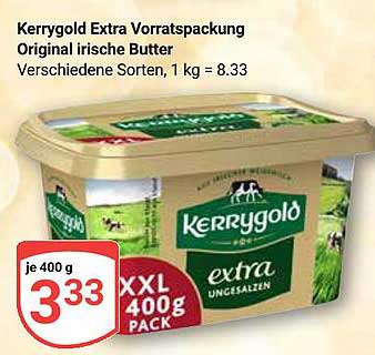 Kerrygold Extra Vorratspackung Original irische Butter