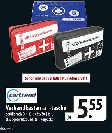 KFZ-Verbandkasten von cartrend