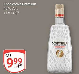 Khor Vodka Premium 40 % Vol. - 0,7 Liter