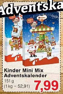 Kinder Mini Mix Adventskalender