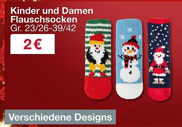Kinder und Damen Flauschsocken