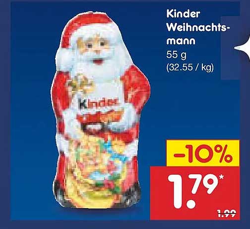 Kinder Weihnachtsmann 55 g