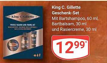 King C. Gillette Geschenk-Set