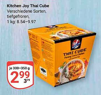 Kitchen Joy Thai Cube, verschiedene Sorten, tiefgefroren