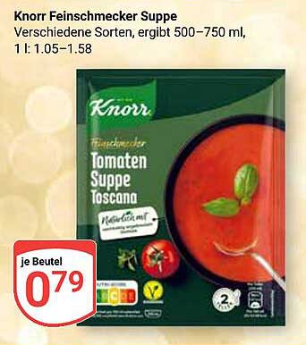 Knorr Feinschmecker Suppe - verschiedene Sorten