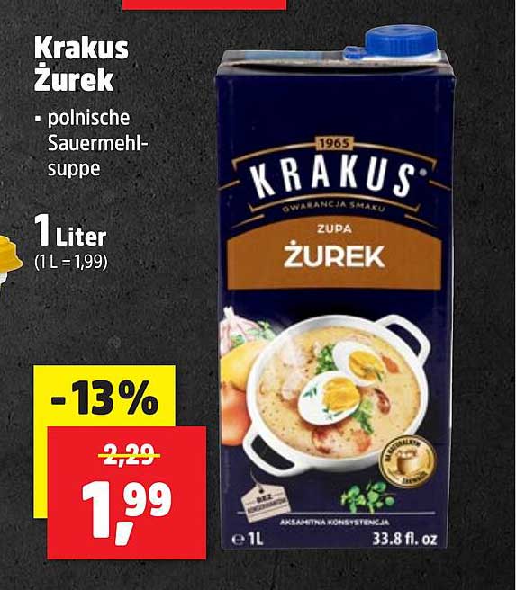 Krakus Żurek - Polnische Sauermehlsuppe