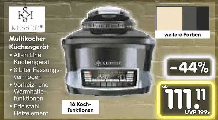 Küchengerät Multikocher von K&K: Vielseitigkeit in Ihrer Küche