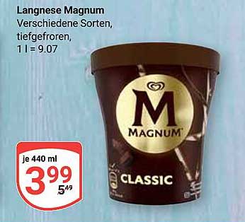 Langnese Magnum - verschiedene Sorten 440 ml