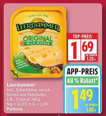 Leerdammer Original Mild-Würzig 140g