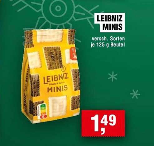 LEIBNIZ MINIS, verschiedene Sorten je 125 g Beutel