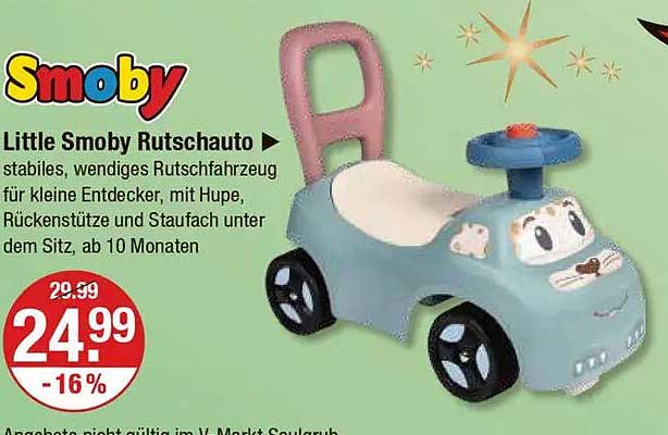 Little Smoby Rutschauto