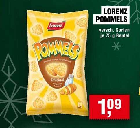 Lorenz Pommes Original 75 g Beutel