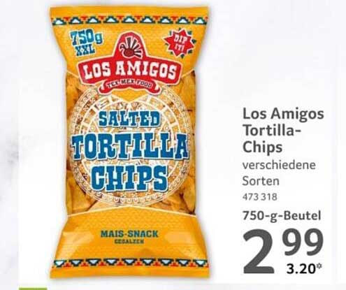 Los Amigos Tortilla-Chips 750 g Beutel