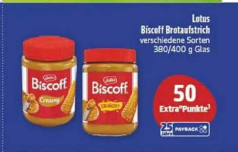 Lotus Biscoff Brotaufstrich verschiedene Sorten 380/400 g Glas