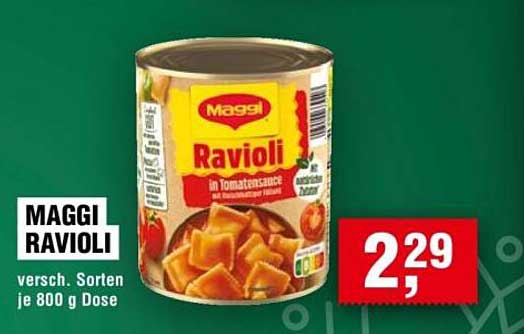MAGGI RAVIOLI in Tomatensauce, 800 g Dose
