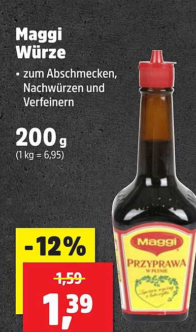 Maggi Würze 200 g - zum Abschmecken, Nachwürzen und Verfeinern