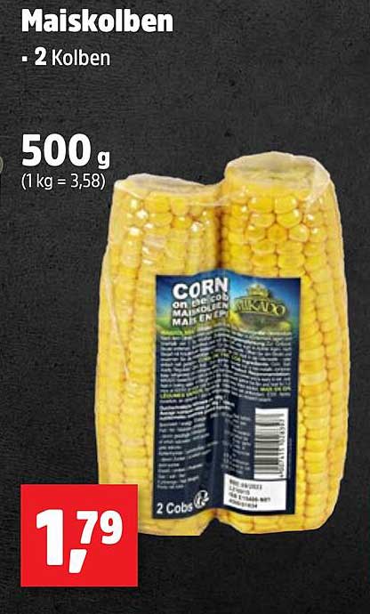 Maiskolben - 2 Kolben