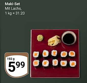 Maki-Set mit Lachs