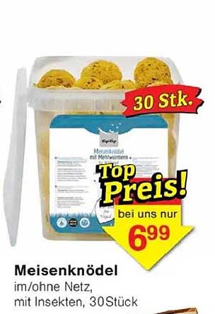 Meisenknödel im Netz, mit Insekten, 30 Stück