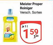 Meister Proper Reiniger Versch. Sorten
