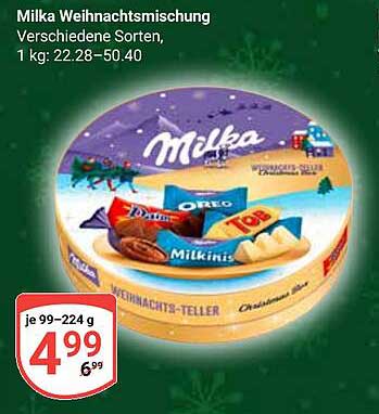 Milka Weihnachtsmischung - Weihnachts-Teller 500 g