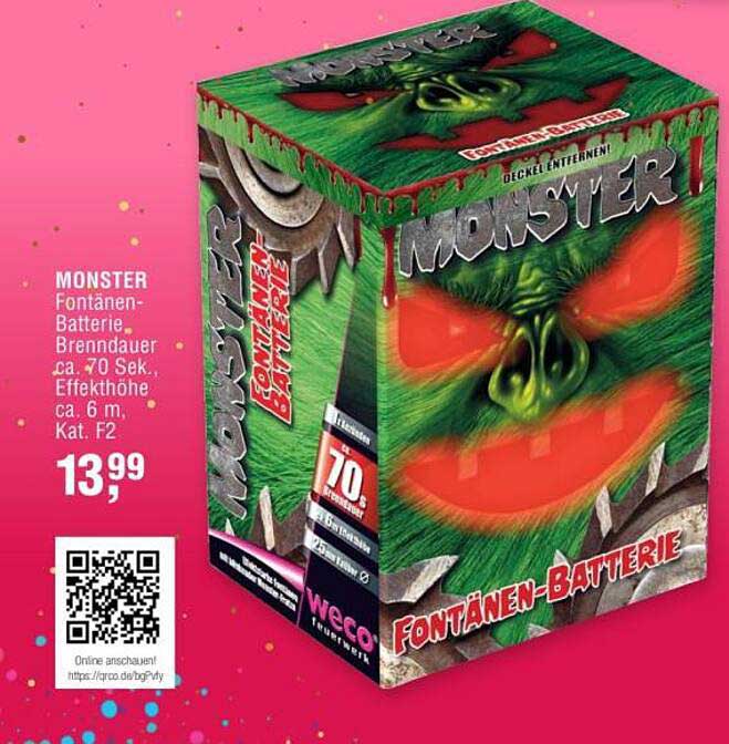 MONSTER Fontänen-Batterie