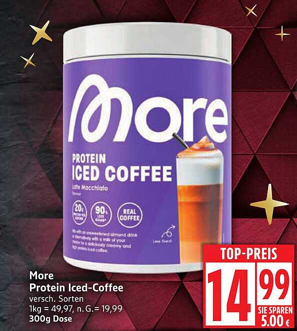 More Protein Iced-Coffee - Latte Macchiato