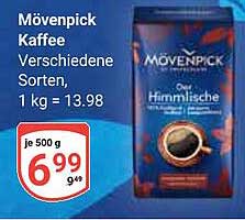 Mövenpick Kaffee – Verschiedene Sorten, 500 g