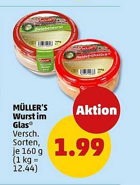 MÜLLER'S Wurst im Glas - Verschiedene Sorten