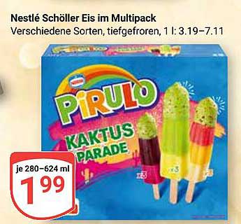Nestlé Schöller Eis im Multipack - Kaktusparade