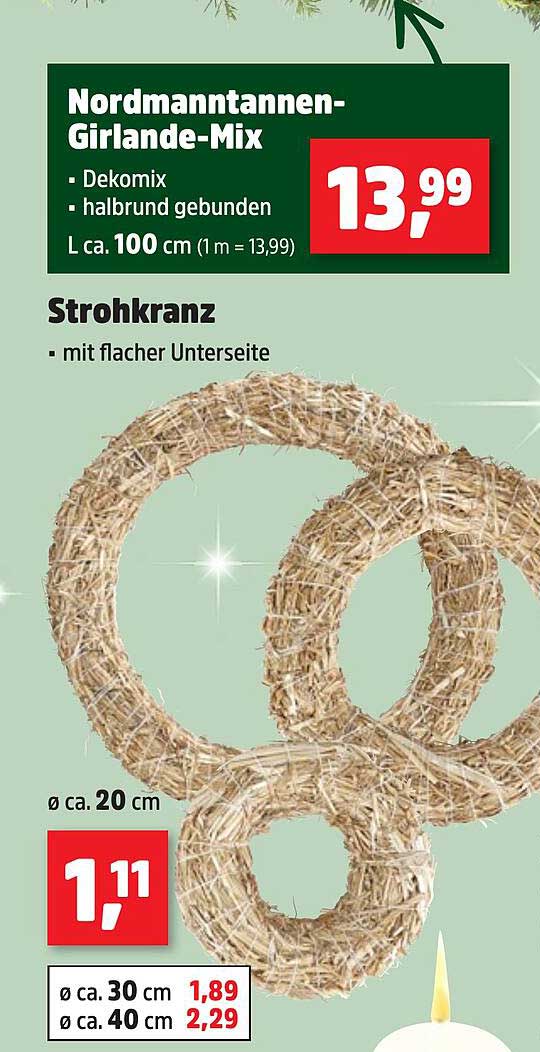 Nordmanntannen-Girlande-Mix