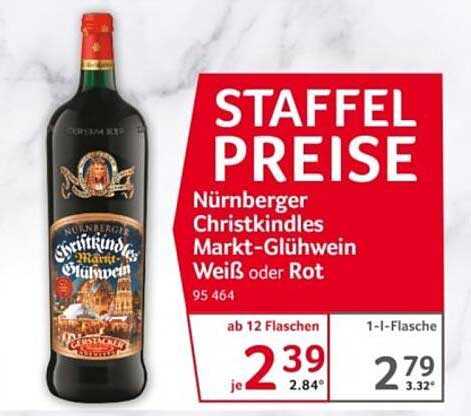 Nürnberger Christkindles Markt-Glühwein Weiß oder Rot