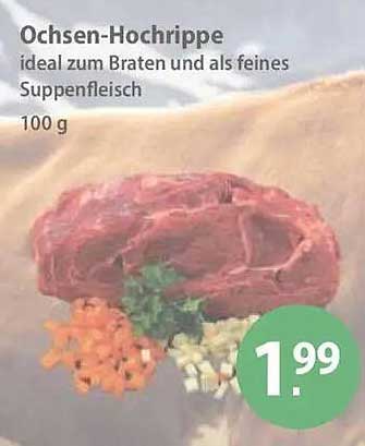Ochsen-Hochrippe – ideal zum Braten und als feines Suppenfleisch