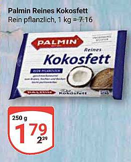 Palmöl Reines Kokosfett 250 g