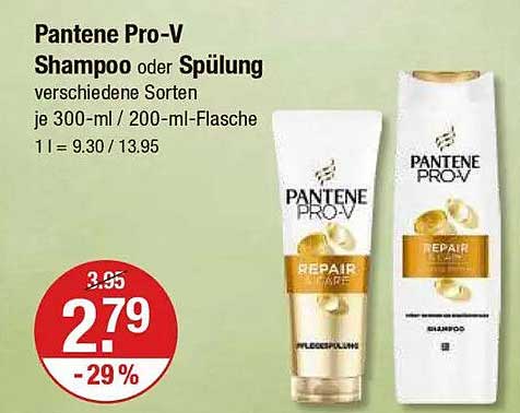 Pantene Pro-V Shampoo oder Spülung 300-ml / 200-ml-Flasche
