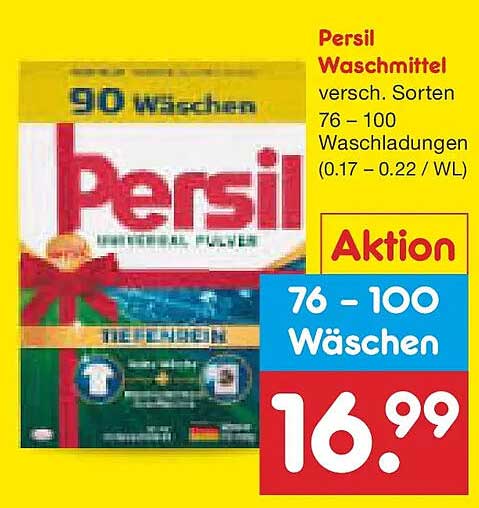 Persil Waschmittel 90 Wäschen