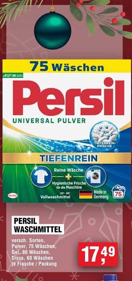 Persil Waschmittel - Universal Pulver, 75 Wäschen