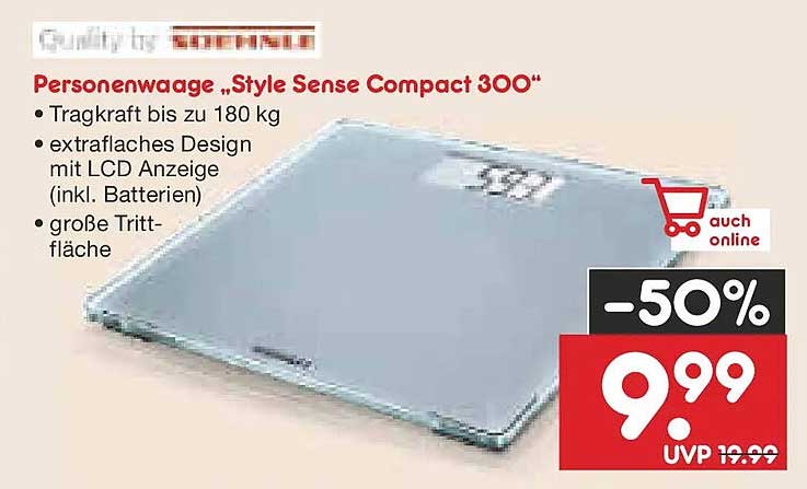 Personenwaage „Style Sense Compact 300“