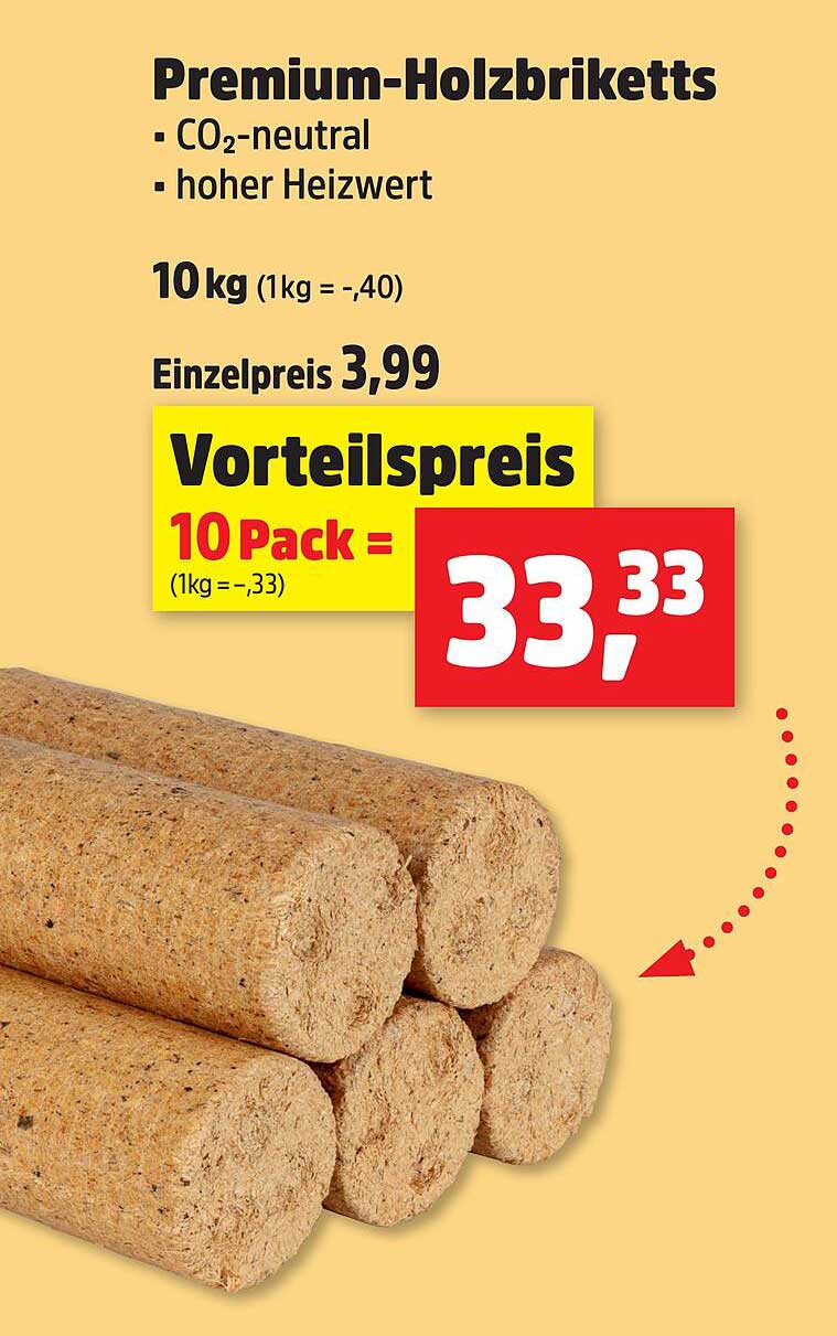 Wunderbar Holzbriketts Angebot Aldi Bild