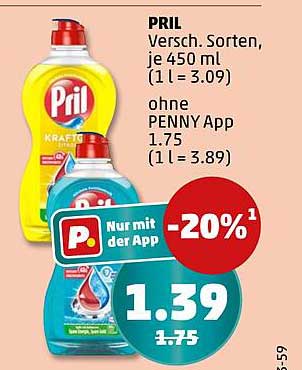 PRIL Geschirrspülmittel 450 ml - Verschiedene Sorten