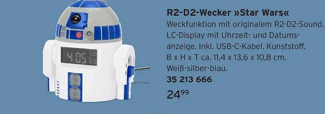 R2-D2-Wecker »Star Wars«