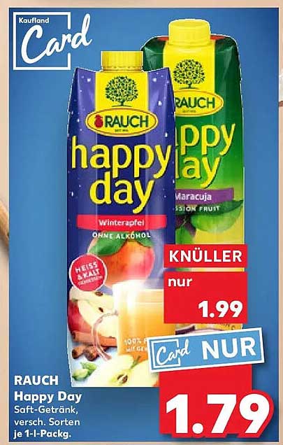 RAUCH Happy Day Saft-Getränk, verschiedene Sorten