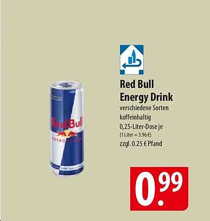 Red Bull Energy Drink 0,25-Liter-Dose