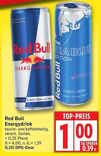 Red Bull Energydrink - Top-Preis