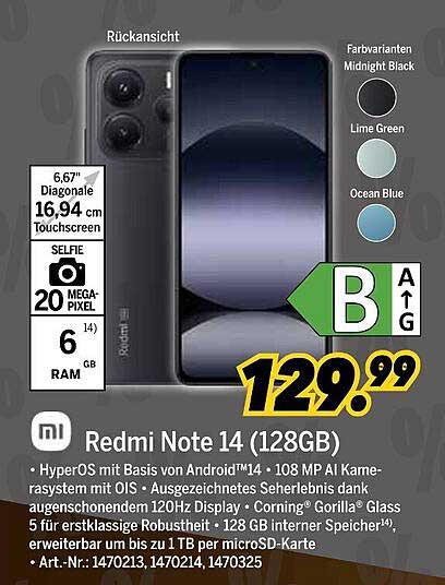 Redmi Note 14 (128GB)